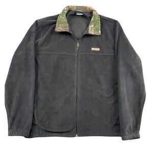 Columbia PHG Fleece Jacket Mens XXL Camo Collar Hunting Outdoors Winter